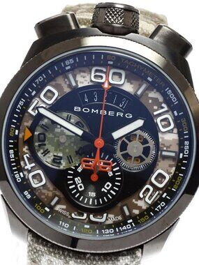 BOMBERG BOLT-68 Camouflage BS45CHPGM.018.3 Chronograph Date Quartz Men's_881526